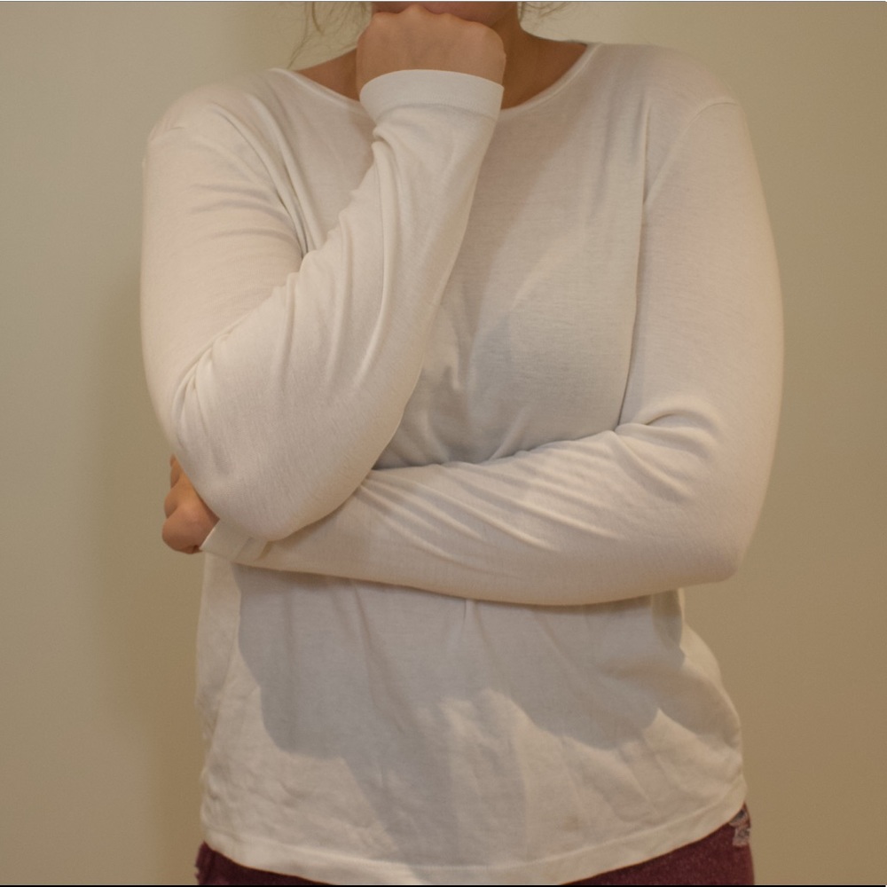 White Long Sleeve T-Shirt